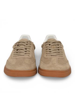 Sneaker uomo Polo R.L. in camoscio colore sabbia. POLO RALPH LAURENT | 809967889-002